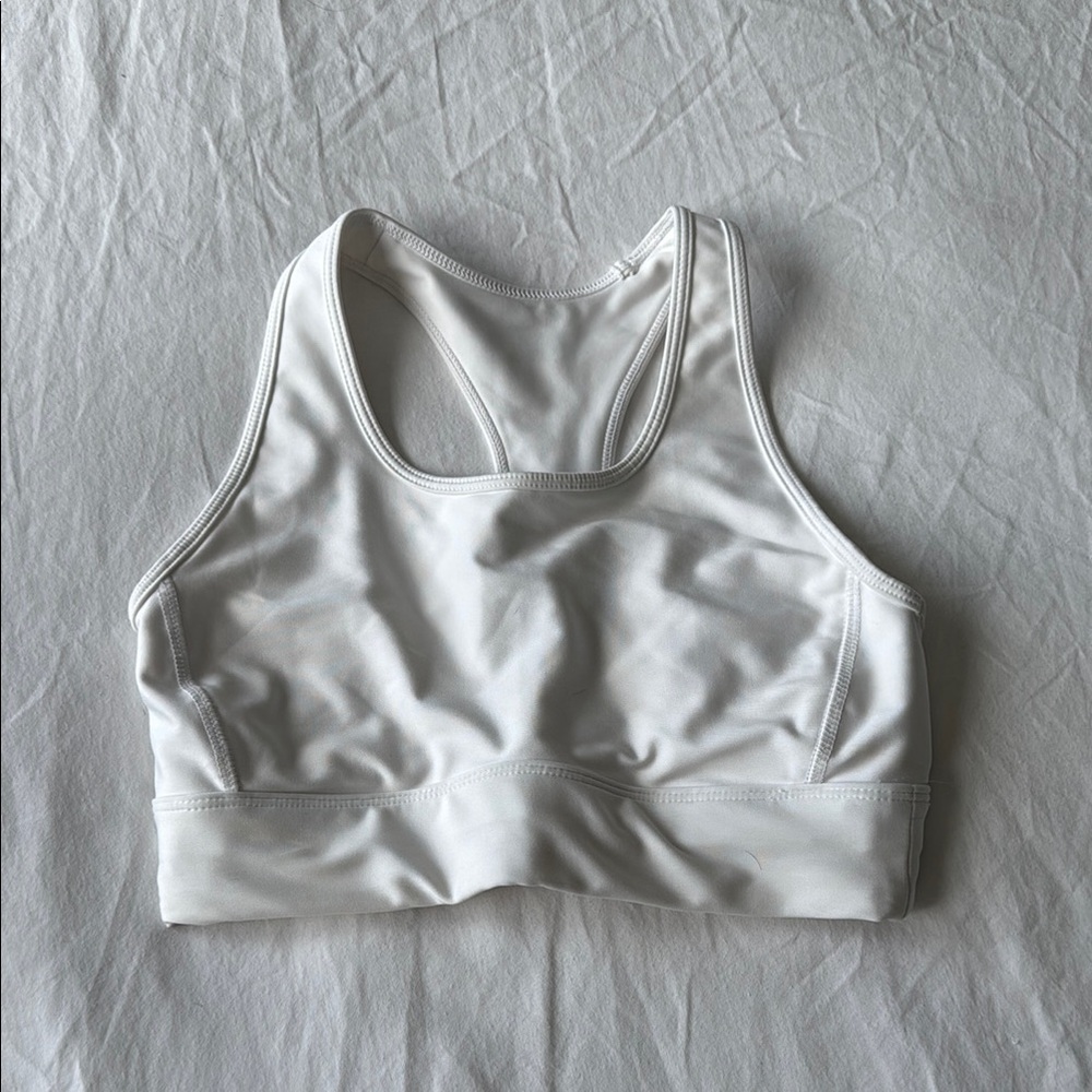 DSG White Racerback Sports Bra